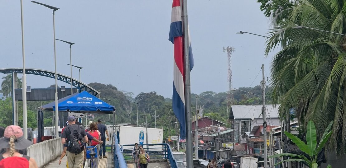 Bridge across the Rio Sixaola,to Guabito , Costa Rica